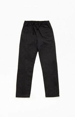 Kids Black Range Elastic Waistband Pants image number 1