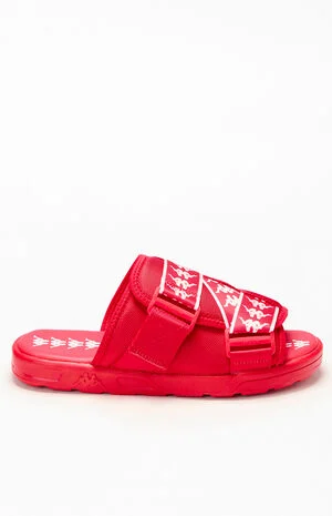 Red 222 Banda Mitel 1 Slide Sandals image number 1