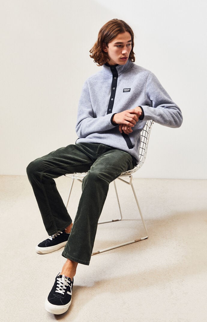 Heather Grey Hearth Polar Fleece Pullover