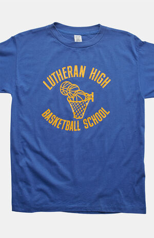 90s Lutheran High Basketball School Graphic T-Shirt image number 2