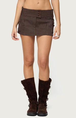 Lorna Pinstripe Mini Skort image number 1