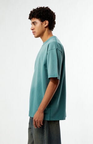 Green Premium Potassium Wash T-Shirt image number 3