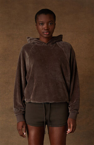 Women's Off Black Shorts image number 2