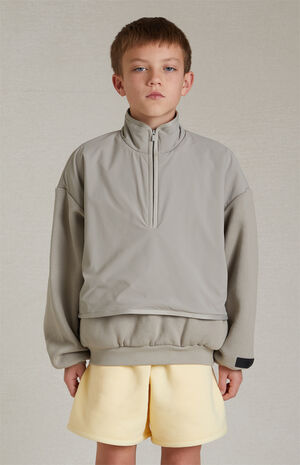 Kids Seal Nylon Fleece Mock Neck Sweatshirt image number 2