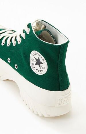 Women's Green Chuck Taylor All Star Lugged 2.0 High Top Sneakers image number 6