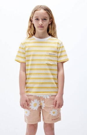 Orange Striped T-Shirt image number 1