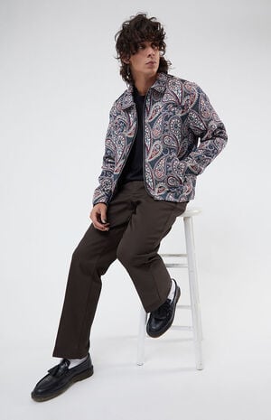 Navy Tapestry Gas Jacket image number 4