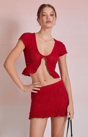 Elenah Crochet Top image number 3