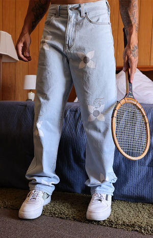 x Future Saint Embroidered Jeans