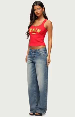 Spain Ribbed Tank Top image number 4