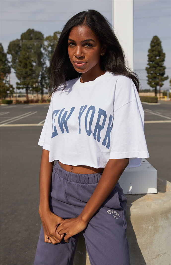 Cropped Boxy New York T-Shirt