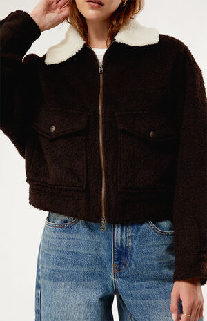 Baby Bubble Wool Trucker Jacket image number 3