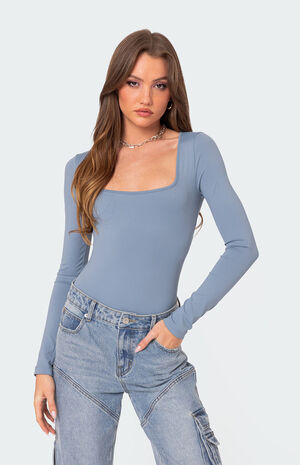 Joanna Square Neck Bodysuit image number 1