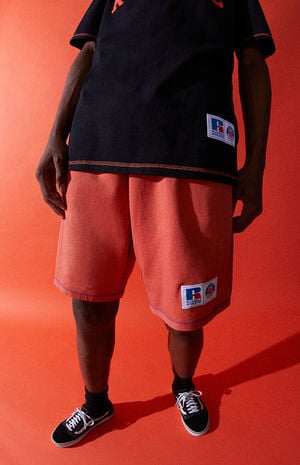x Russell Athletic Rust Volley Shorts