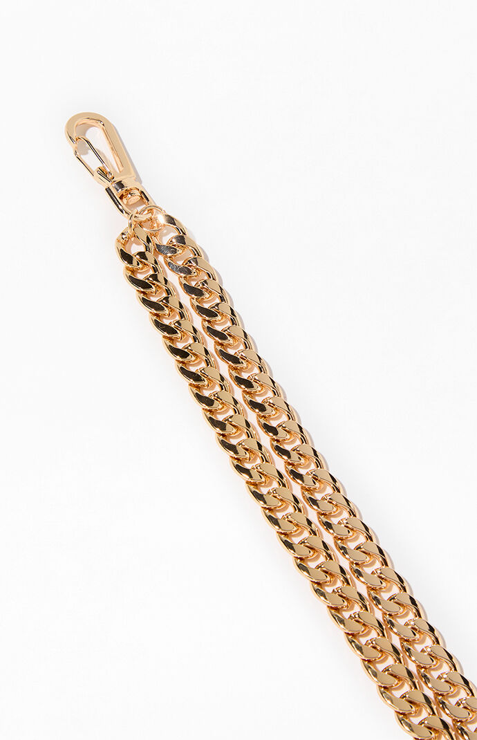 Pacsun Gold Double Wallet Chain | Pacsun