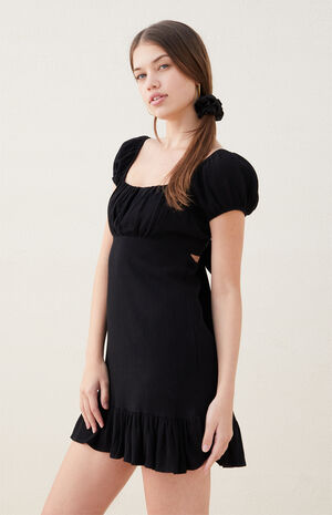 Camille Tie Back Mini Dress image number 3