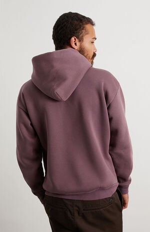 Purple Solid Hoodie image number 3