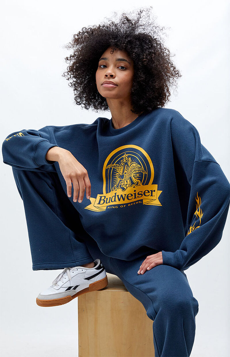 budweiser sweatshirt pacsun