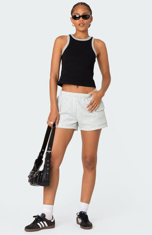 Wes Contrast Ribbed Tank Top image number 2