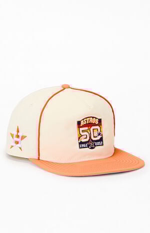 Houston Astros Nylon 50th Anniversary Snapback Hat image number 1