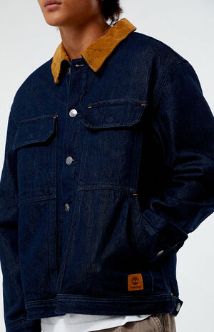 Insulated Denim Trucker Jacket image number 2