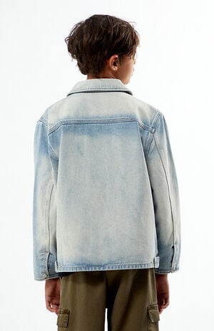 Denim Blouson Jacket image number 4