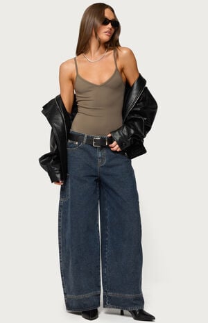 Teaghan Triangle Fitted Bodysuit image number 5