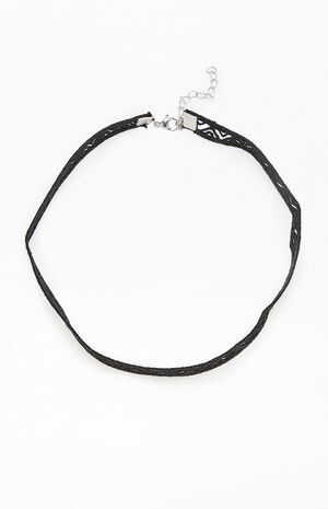Woven Geometric Choker Necklace image number 3