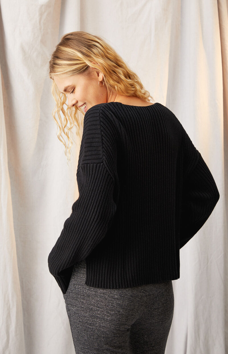 LA Hearts Notched Neck Sweater PacSun