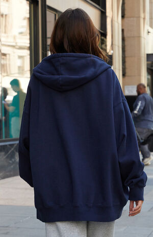 Navy Christy Full Zip Hoodie image number 3