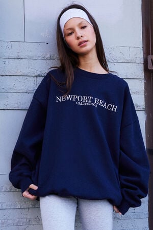 Erica Newport Beach Crew Neck Sweatshirt