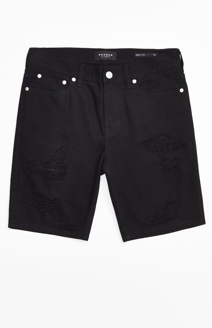 next mens denim shorts