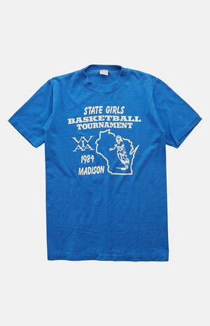 80s State Girls Basketbal Tournament Graphic T-Shirt image number 1