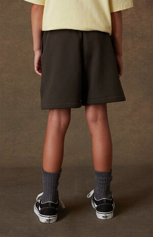 Off Black Sweat Shorts image number 4