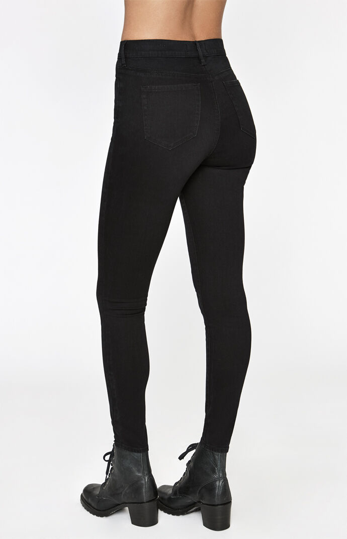 super high waisted black pants