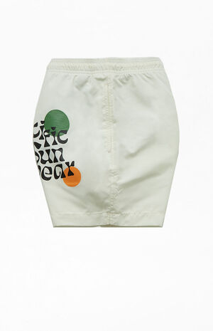 Eco Retro Graphic 4.5" Swim Trunks image number 3
