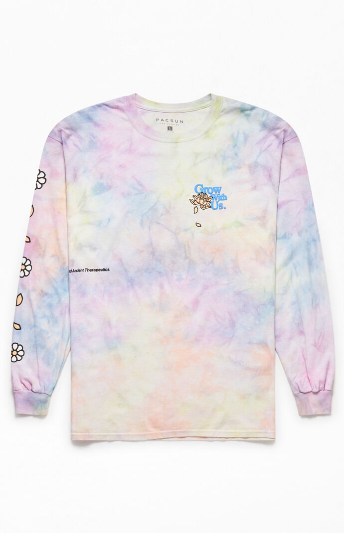 Tie-Dyed Grow With Us Long Sleeve T-Shirt