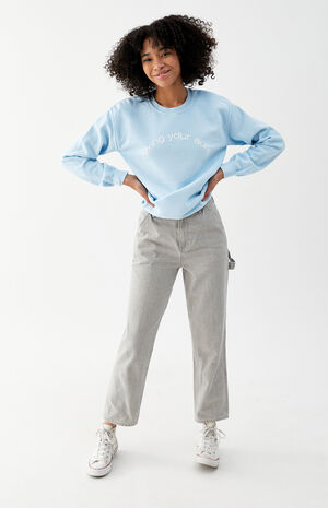 Loving Your Aura Sweatshirt Loving Your Aura Sweatshirt image number null