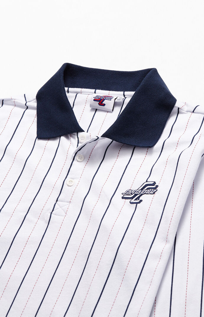 OGSC Striped Long Sleeve Polo Shirt