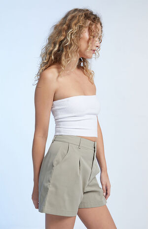 High Waisted Trouser Shorts image number 3