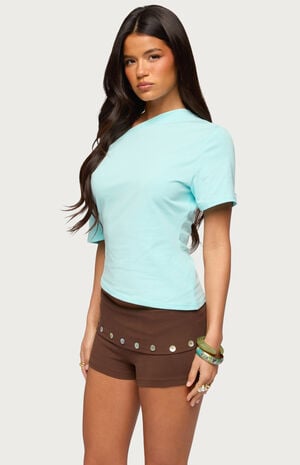 Mariee Asymmetric Off Shoulder Top image number 4