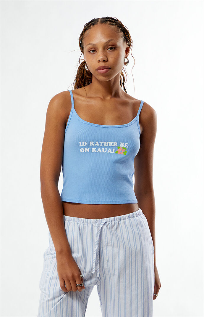 Your Favorite I'd Rather Be On Kauai Tank Top | Pacsun