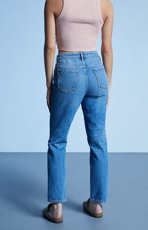 Medium Blue Mom Jeans image number 4