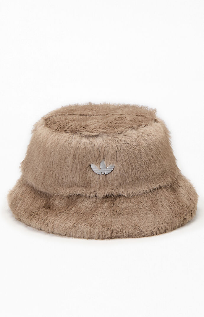 adidas Faux Fur Bucket Hat