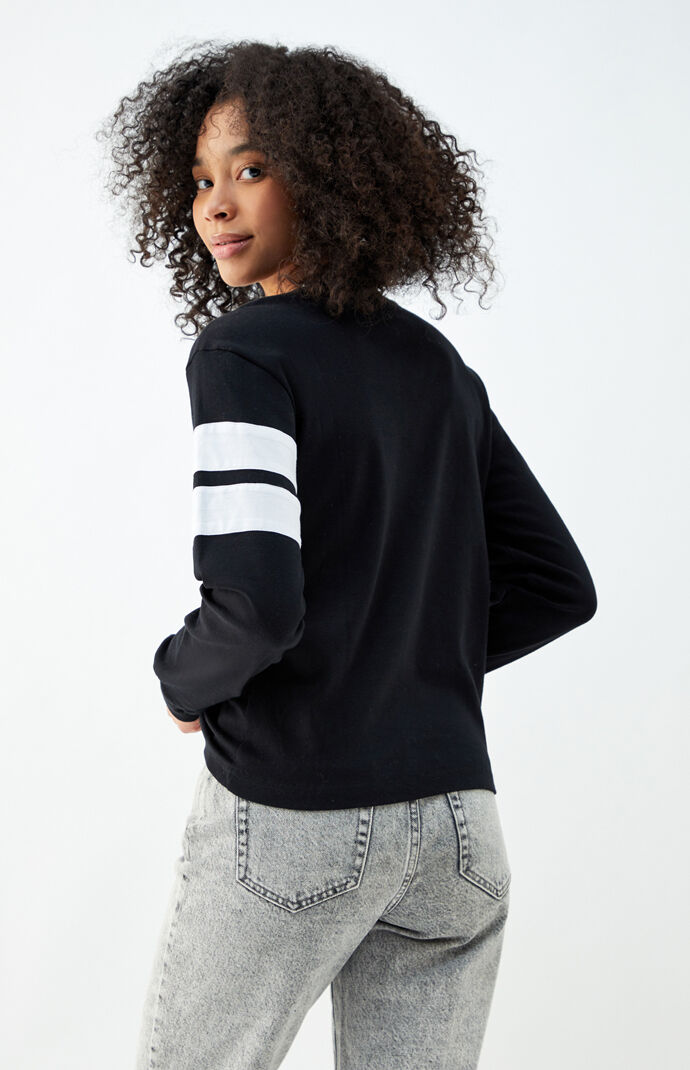 Classic Dot Stripe Long Sleeve T-Shirt