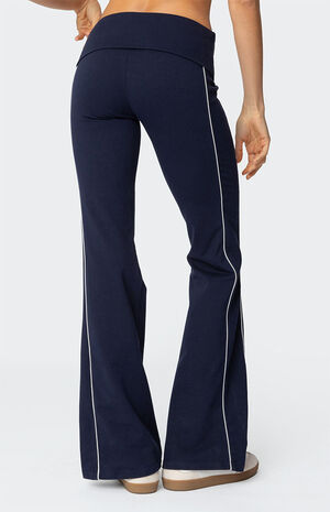 Livie Fold Over Flared Leggings image number 4