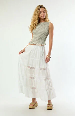 Elisse Lace Maxi Skirt image number 1