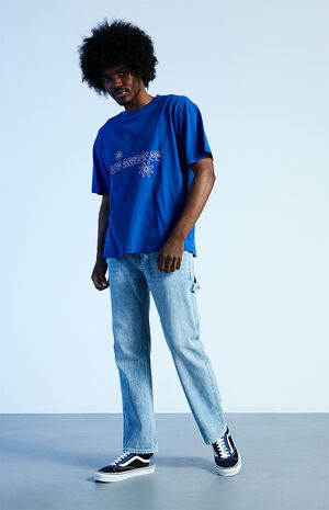 Medium Indigo Straight Carpenter Jeans image number 1