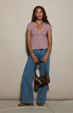 Chloe Crossover Babydoll T-Shirt image number 5