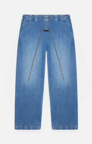 Medium Wash Denim Lounge Pants image number 1